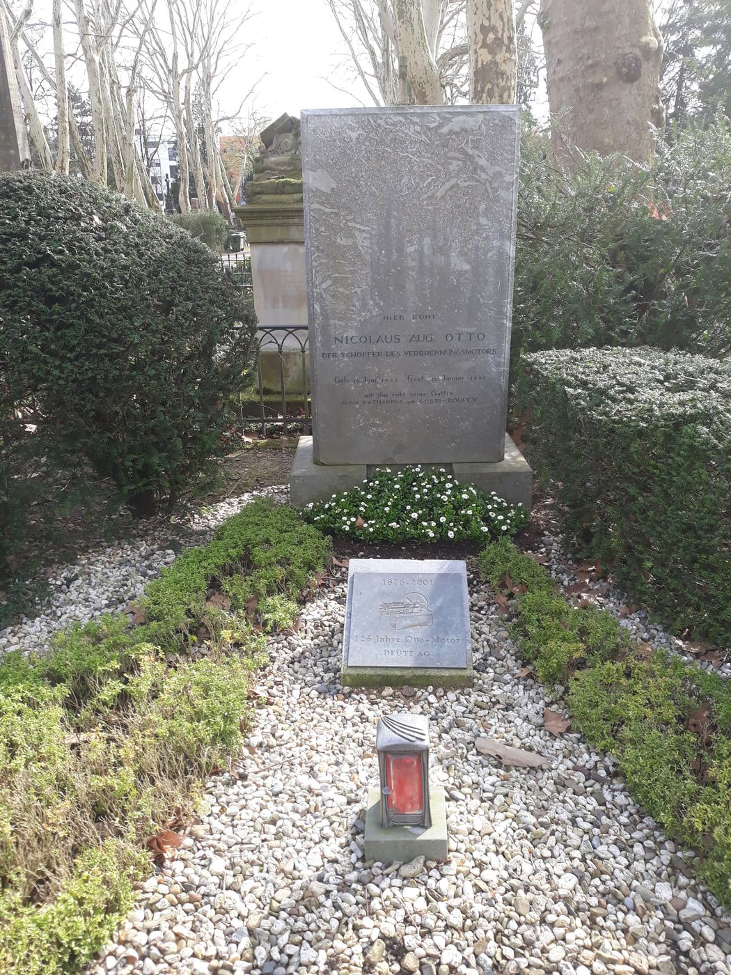 Grabstätte von Nicolaus August Otto auf Melaten-Friedhof